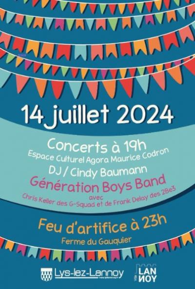 Concert exceptionnel à Lys Lez lannoy ce Dimanche 14 Juillet ! 